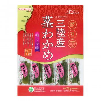 オンライン売れ済 壮関 三陸産茎わかめ 梅しそ味 76g 72袋 の お 店 Www Superavila Com