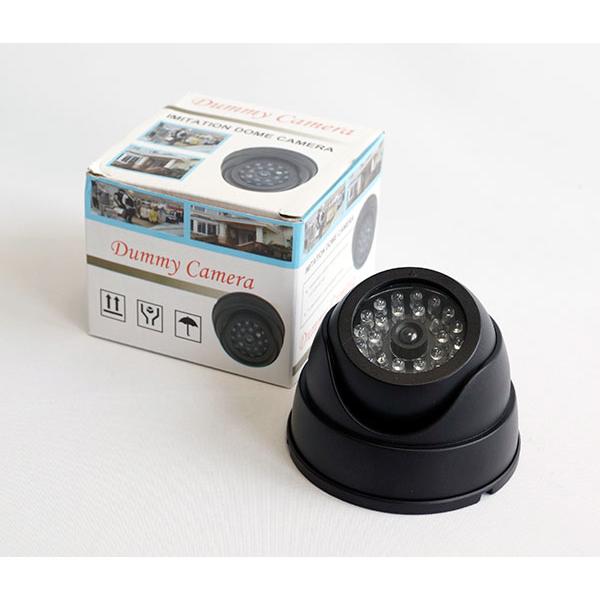 防犯カメラ 監視カメラ レプリカ 激安 赤色LED搭載 ドーム型ダミーカメラRI-DC02｜ring-g｜02