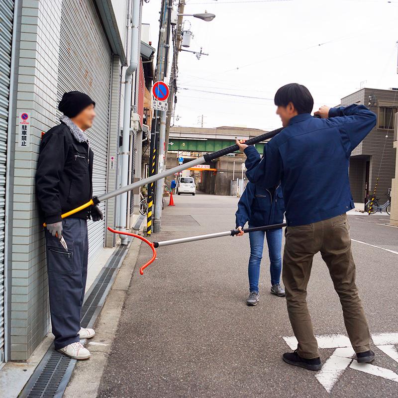 さすまた 刺股 軽量 1．3kg 170cm 防犯グッズ 護身用 不審者対策 学校