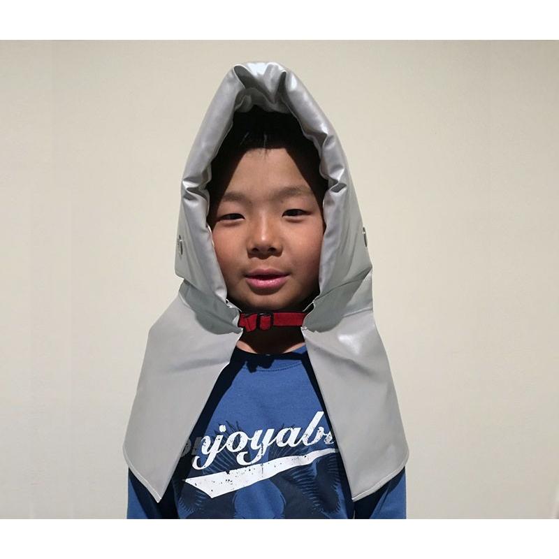 防災頭巾 小学生 小学校 子供 日本防炎協会認定 ネームタグ付き アルミタイプ 51×28cm｜ring-g｜02
