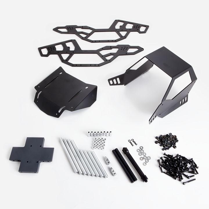 Gmade R1 オプションパーツ シャーシ アルミニウム ステルス Stealth