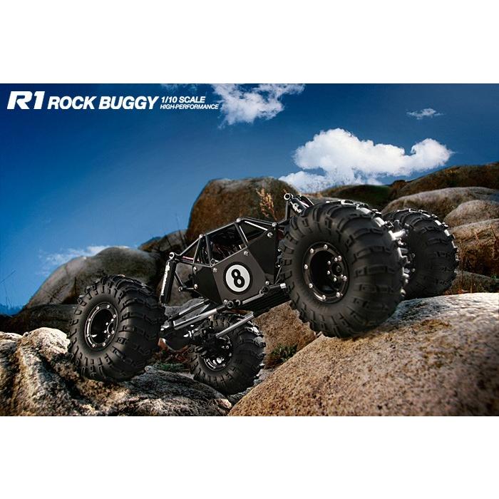 G-made R1 クローラー　ラジコン　プロポ、受信機、アンプ付 Gmade R1 1/10 RTR Rock Crawler Buggy w/2.4GHz Radio (Red