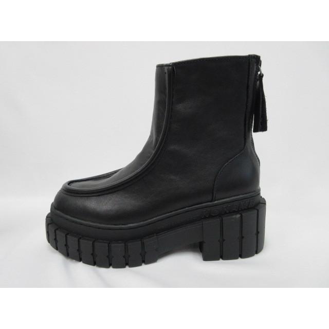 ノーネーム NO NAME 24.0cmのみ在庫あり　 ＫＲＯＳＳ　ＺＩＰ　ＢＯＯＴＳ　 厚底　バックジップ使いブーツ 2021年新作モデル登場｜ringmarket｜02