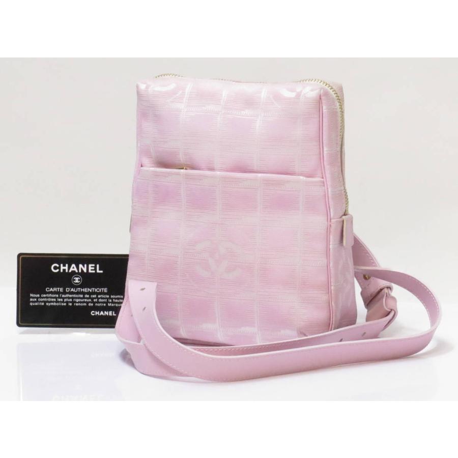 送料無料 シャネル ニュートラベル ショルダーバッグ ピンク Chanel 中古 りんご計画yahoo店 通販 Yahoo ショッピング