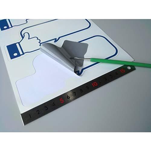 逸品 書き込みできる いいねシール メッセージ ステッカー いいね 大 1シート3枚 シール Www Theopengate Org Il