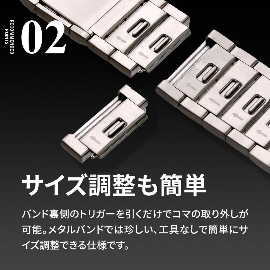 アップルウォッチ バンド メンズ マグネット ステンレス ステンレスバンド 高級AppleWatchバンド アップルバンド @ソリッド エース |  | 05