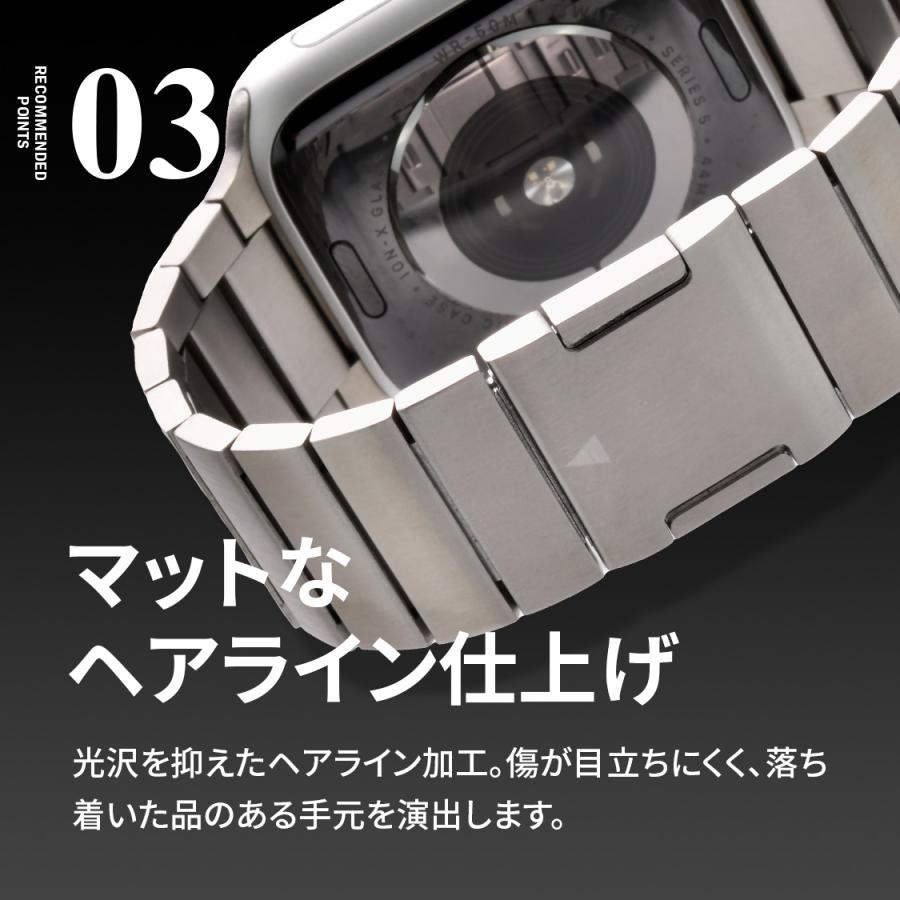 アップルウォッチ バンド メンズ マグネット ステンレス ステンレスバンド 高級AppleWatchバンド アップルバンド @ソリッド エース |  | 07