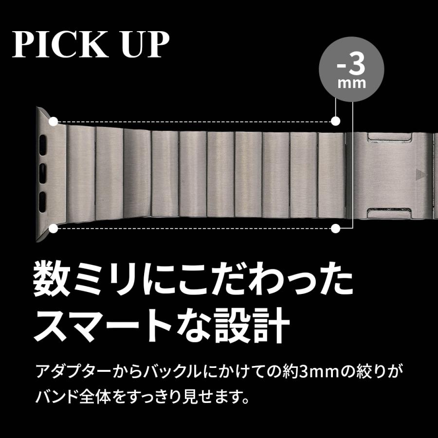 アップルウォッチ バンド メンズ マグネット ステンレス ステンレスバンド 高級AppleWatchバンド アップルバンド @ソリッド エース |  | 09