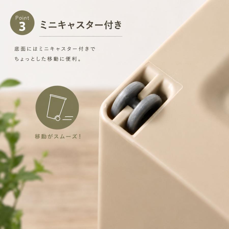 東谷 ゴミ箱 20L スリムコンテナ LFS-846 パッキン付 密閉 消臭 ミニ
