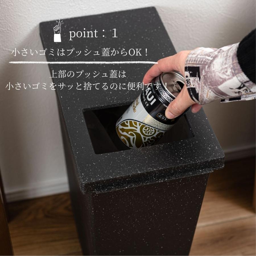 東谷 ゴミ箱 45L ペダル式 プッシュ式 2WAY ダストボックス おしゃれ