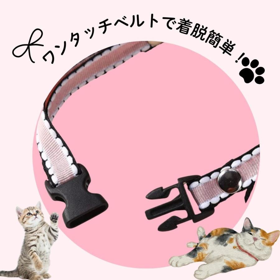 ダブルリボン(ピンク)わんちゃん猫ちゃん用首輪 シングルリボン