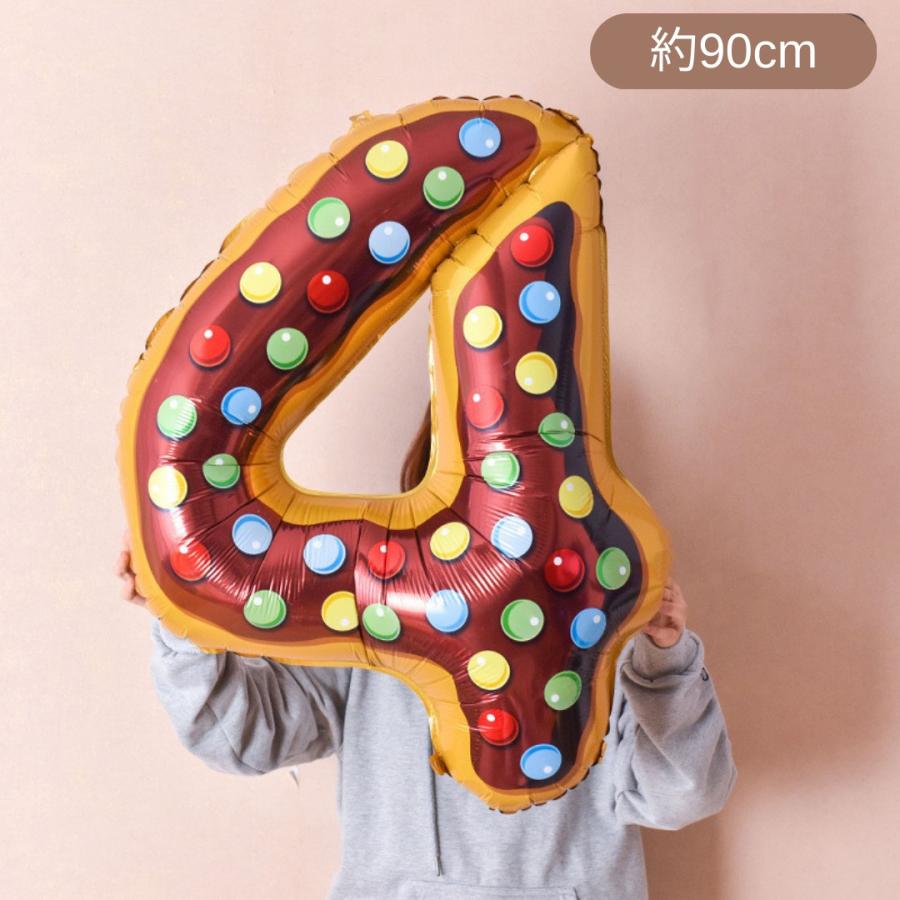 数字バルーン クッキー ビッグ約90cm バルーン 風船 大きい 巨大 数字