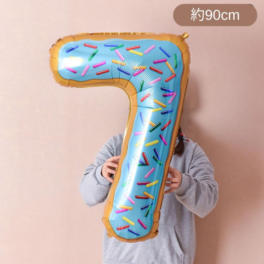 数字バルーン クッキー ビッグ約90cm バルーン 風船 大きい 巨大 数字
