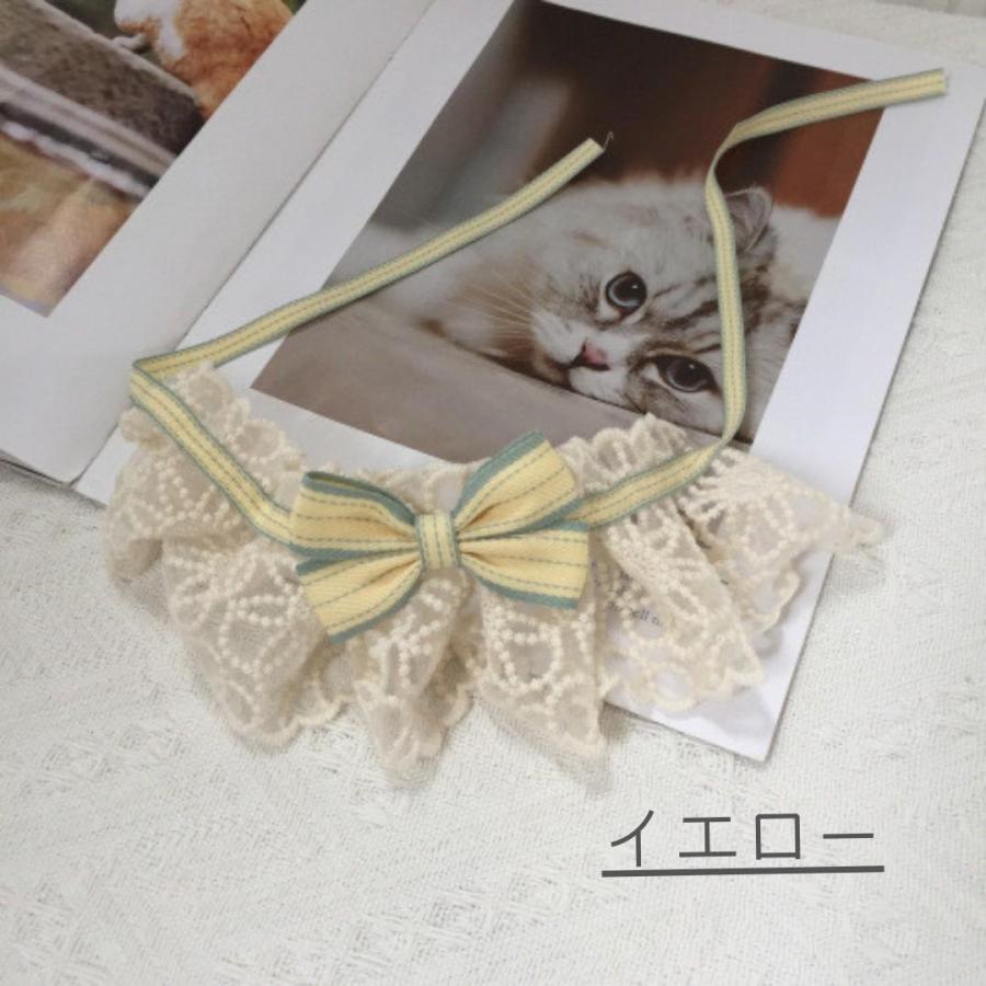 猫 犬 チョーカー 首輪 おしゃれ リボン かわいい子犬 猫の首輪 ペット