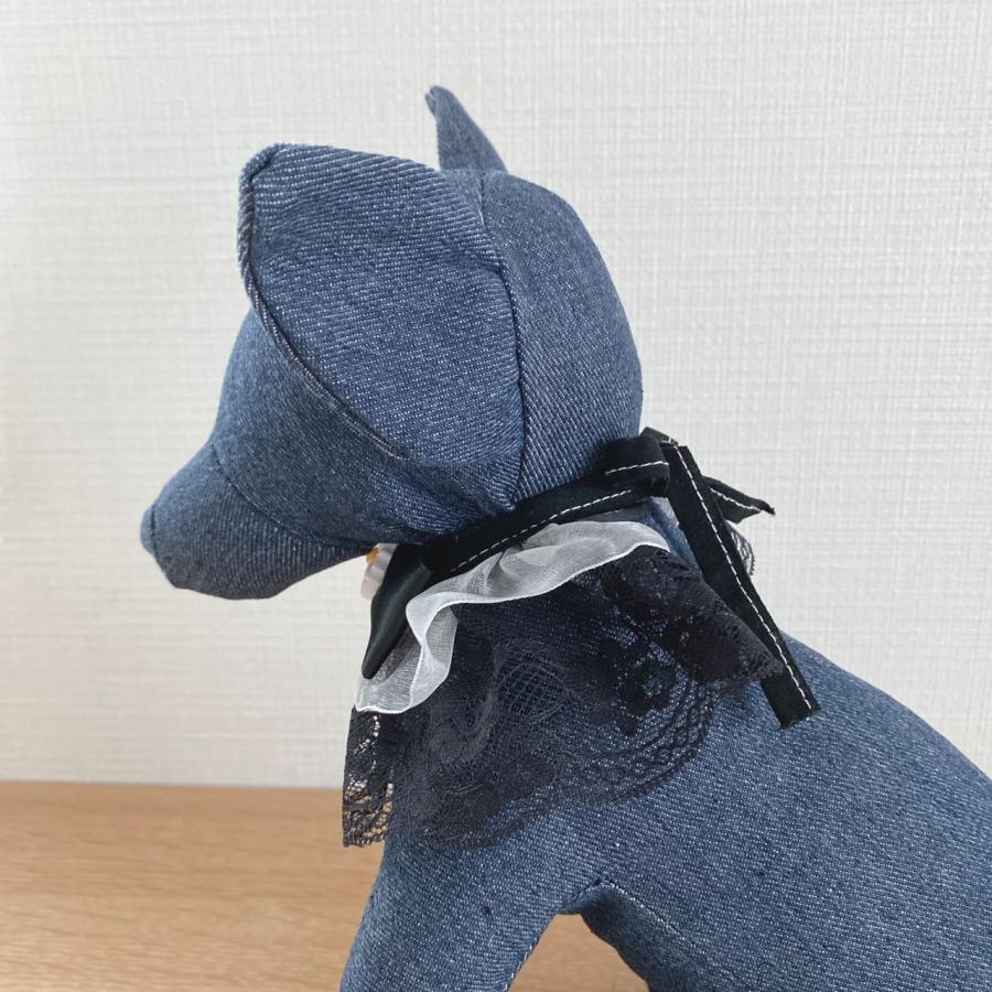 猫 チョーカー 首輪 つけ襟 黒 小型犬 首飾り ペット 猫グッズ 猫用品