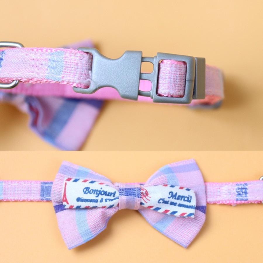 猫 犬 子犬 首輪 チェック柄  かわいい 鈴 猫の首輪 シンプル かわいい 猫用 子猫 鈴付き ネコ ねこ 軽い ペットグッズ専門店 りんごのほっぺ　 |  | 04