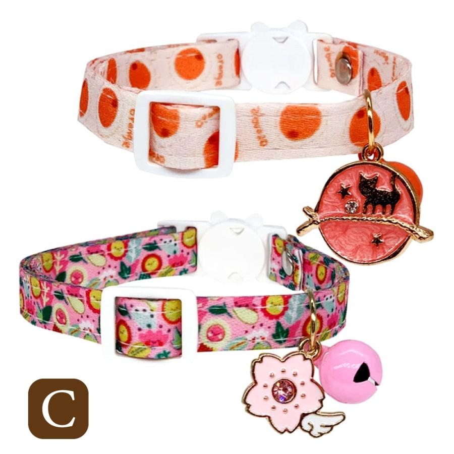 猫 首輪 鈴 セーフティーバックル 2本 調節 おしゃれ ネコ 安全 猫型バックル ねこグッズ ペット用品 |  | 05