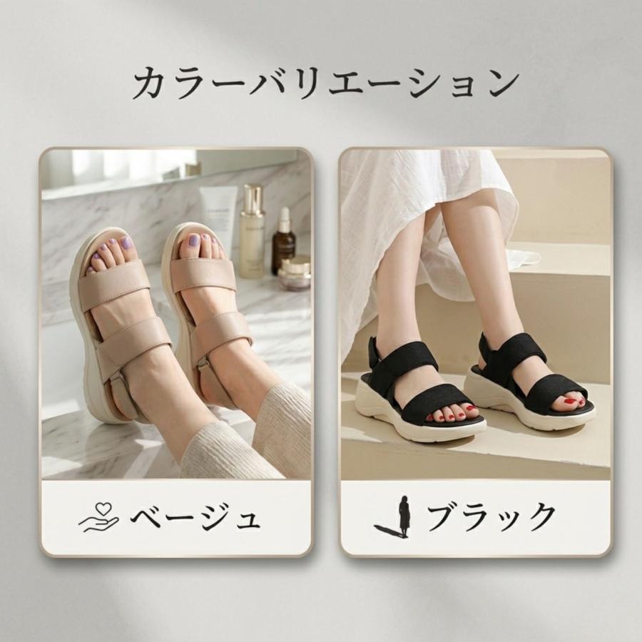 サンダル レディース ミュール 2way スクエアトゥ 太ヒール 5cmヒール