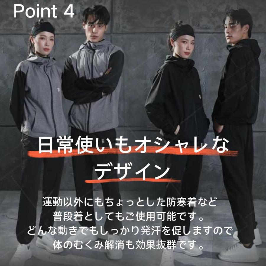 サウナスーツ フルジップ レディースメンズ 男 女 ダイエットスーツ