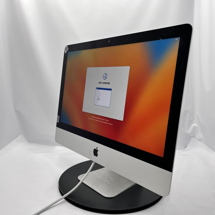 ★液晶一部角割れ★ Apple iMac (21.5-inch, 2017) [Core i5 7360U 8GB 250GB(NVMe) 21.5インチ macOS(Ventra)] 中古 一体型PC (Y3765) | iMac（Apple） | 01