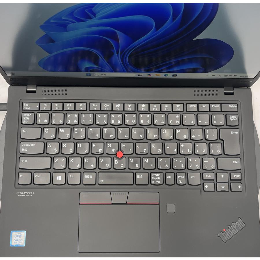 美品 ThinkPad X1 Carbon Gen7 i5 8G SSD256G ThinkPad X ☆ゴム足欠損☆ Lenovo X1 Carbon Gen7 [Core i5 8265U 8GB