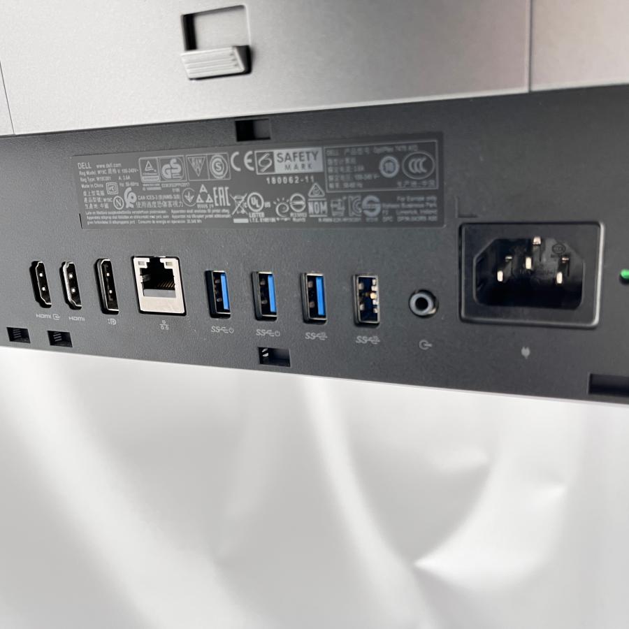 ★背面USBポート1箇所破損★ Dell OptiPlex 7470 AIO [Core i5 9500 8GB 256GB(NVMe) 23.8インチ Windows 11 Pro] 中古 一体型PC (Y4372) | OptiPlex | 04