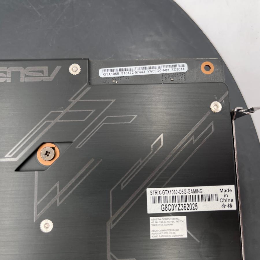 ★動作確認済み★ ASUS STRIX-GTX1060-O6G-GAMING 中古 グラフィックボード (Y4534) | STRIX（ASUS） | 02