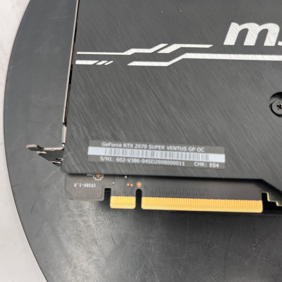 ★動作確認済み★ msi GeForce RTX 2070 SUPER VENTUS GP OC 型番：602-V386-04SD2008000011 中古 グラボ (Y4542) | MSI | 02