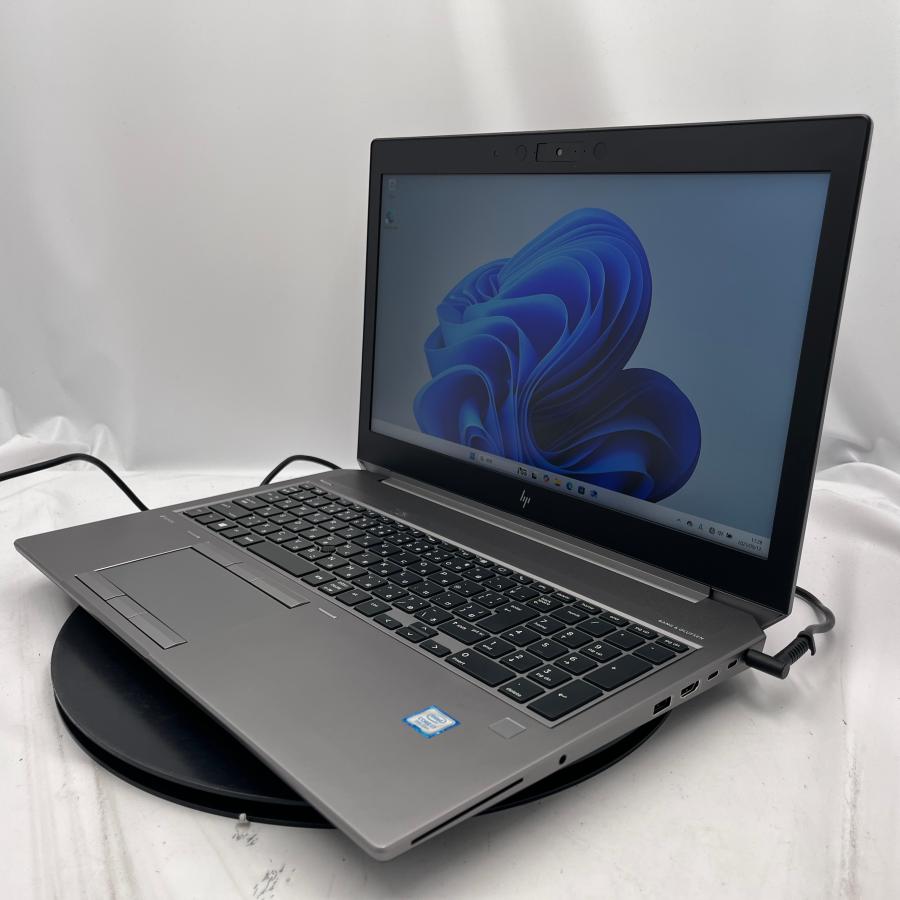★底面接着剤痕有/5日間保証付★ HP ZBook 15 G6 [Core i7 9750H 16GB SSD 512GB(NVMe) 15.6インチ Windows 11 Pro] 中古 ノートパソコン (Y4958) | 日本HP | 01