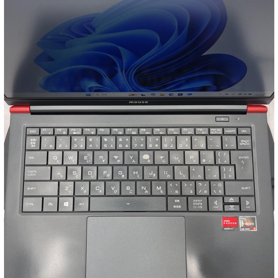 ★ヒンジ緩い★ マウスコンピューター Mouse X4-R5 [Ryzen5-4600H 8GB SSD 512GB(NVMe) 14インチ Windows 11 Pro] 中古 ノートパソコン (Y4965) | マウスコンピューター | 03