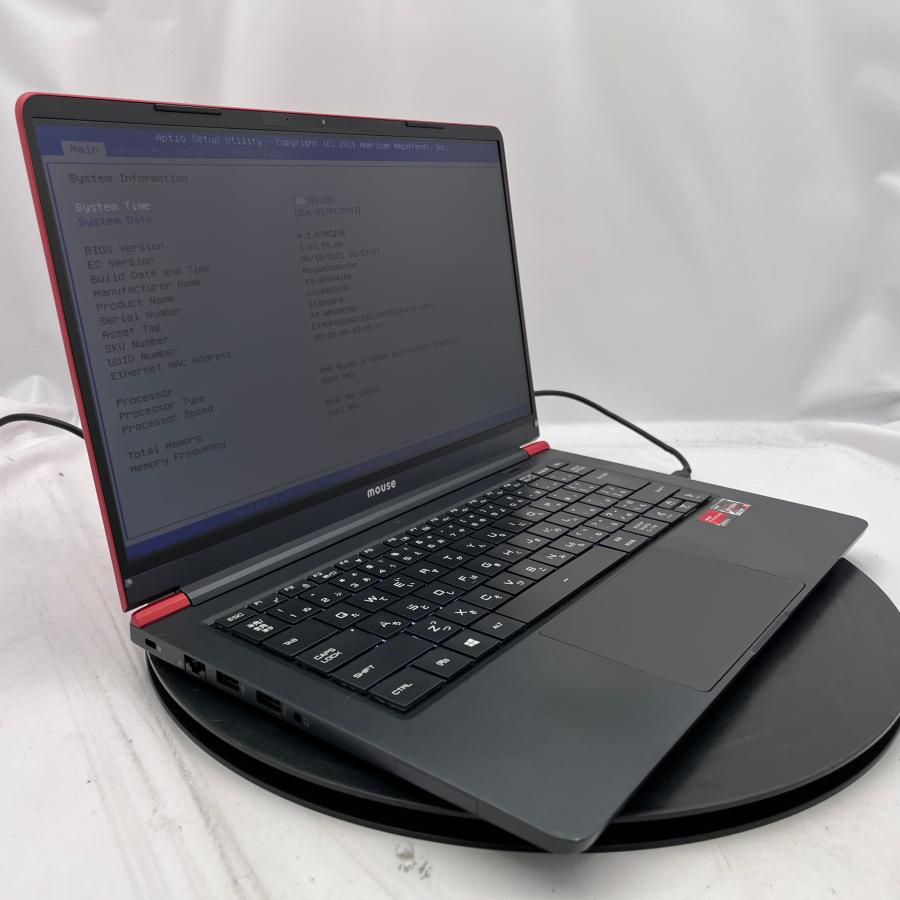 ★起動不安定/ジャンク★ マウスコンピューター Mouse X4-R5 [Ryzen5-4600H 8GB ストレージ無 14インチ OS無し] 中古 ノートパソコン (Y4967) | マウスコンピューター | 02