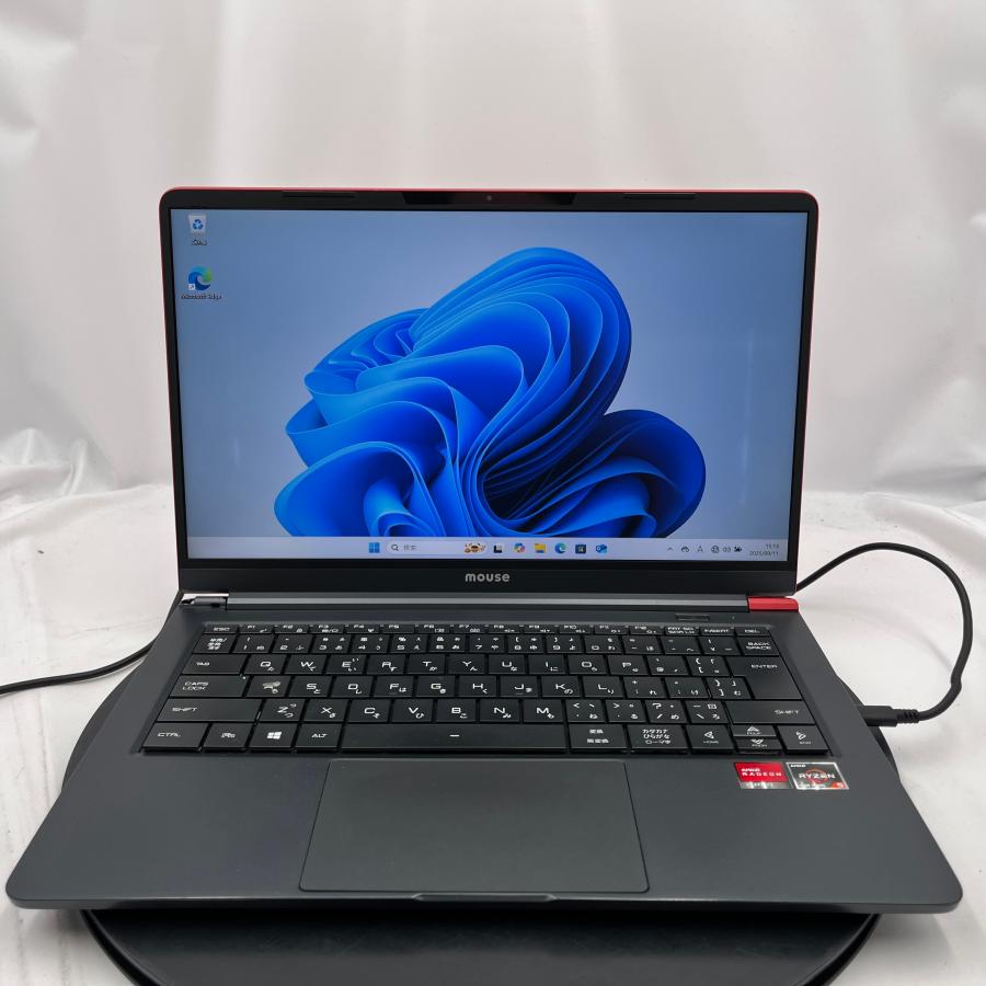 ★ヒンジカバー欠品★ マウスコンピューター Mouse X4-R5 [Ryzen5-4600H 8GB SSD 512GB(NVMe) 14インチ Windows 11 Pro] 中古 ノートパソコン (Y4968) | マウスコンピューター