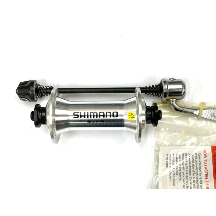 SHIMANO（シマノ）2200 V・カンチブレーキ用 ロード用 フロントハブ HB2200 32ホール シルバー smnhb2200