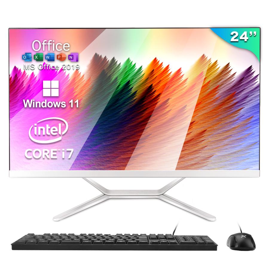 新古品 Windows11 Office付き 一体型 デスクトップパソコン PC 24型 