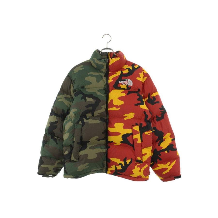 シュプリーム  ノースフェイス サイズ:M  24SS  Split Nuptse Jacket スプリットヌプシダウンジャケット 中古 SB01 Supreme（シュプリーム） ダウンジャケット ノースフェイス サイズ:M