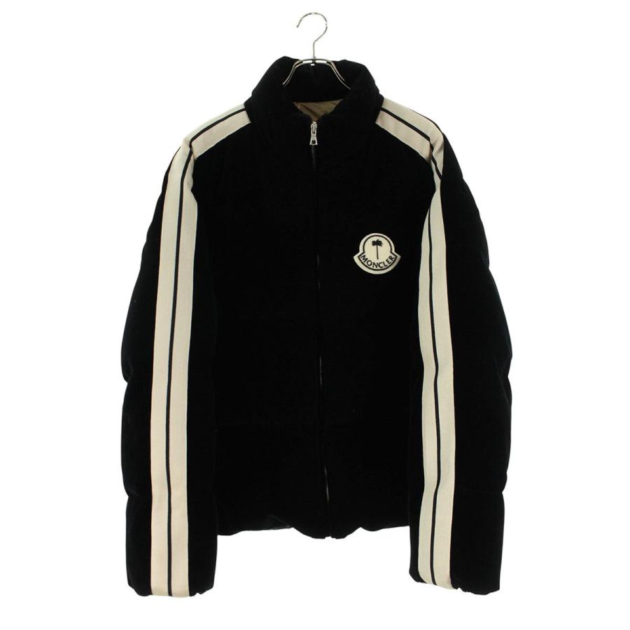 モンクレール ×パームエンジェルス Palm Angels  RAMSAU GIUBBOTTO コーデュロイロゴパッチダウンジャケット メンズ 4 MONCLER（モンクレール） パームエンジェルス サイズ:4 RAMSAU