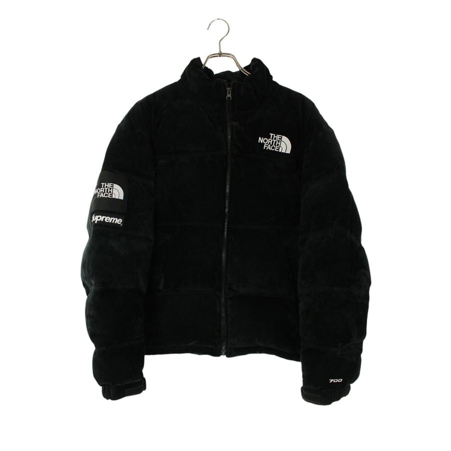 シュプリーム ×ノースフェイス THE NORTH FACE  23AW  Suede Nuptse Jacket スエードヌプシダウンジャケット メンズ M Supreme（シュプリーム） ダウンジャケット ノースフェイス サイズ:M