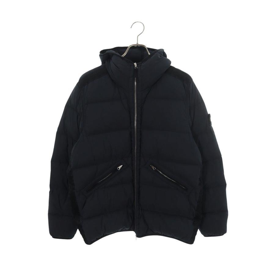 ストーンアイランド  GARMENT DYED 811543128 ジップアップナイロンフーデッドダウンジャケット メンズ M STONE ISLAND（ストーン アイランド） サイズ:M GARMENT DYED