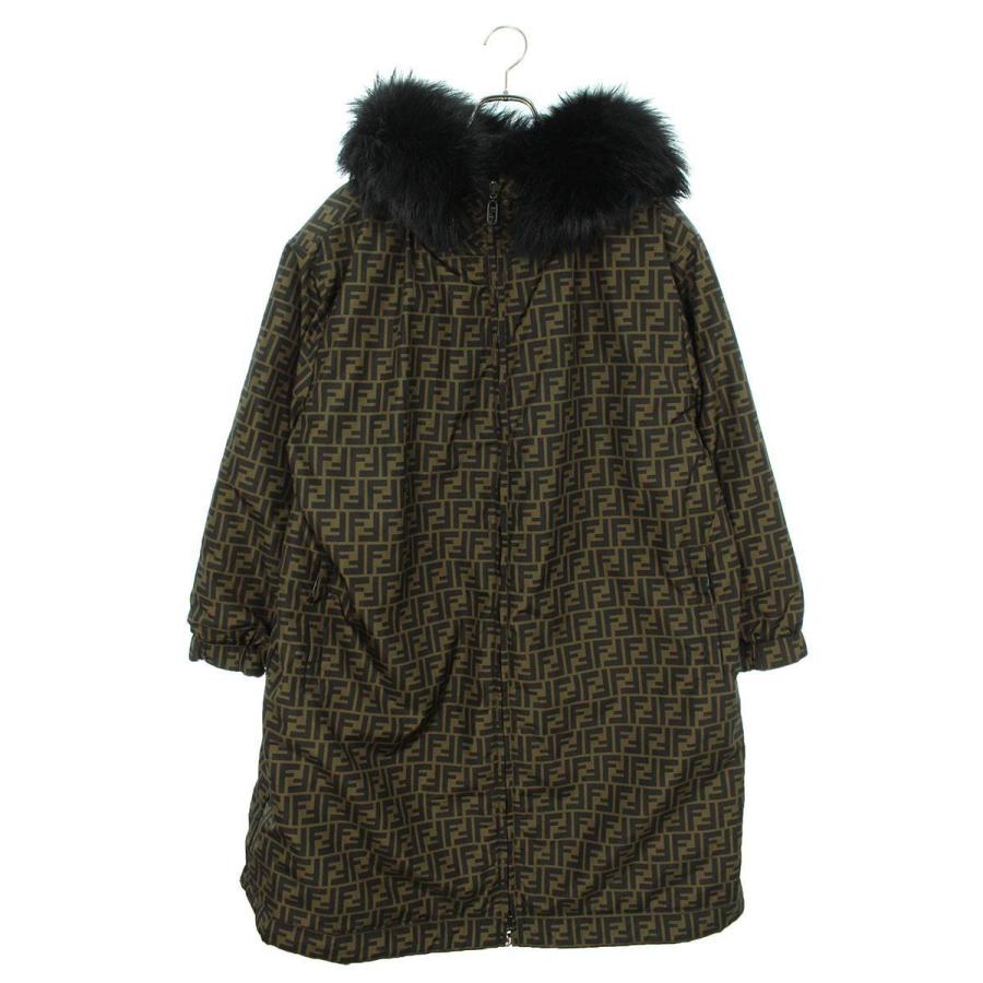 フェンディ コート FAN053 AGMX サイズ:M リバーシブルフォックス  