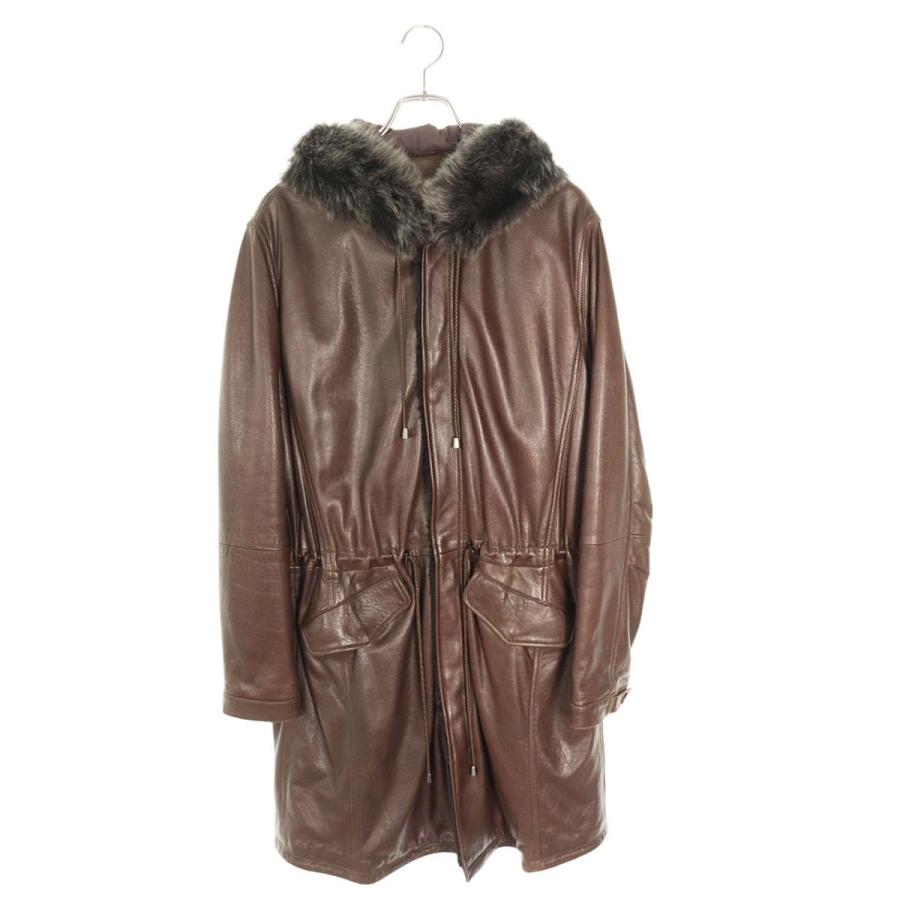 GIORGIO ARMANI レザーコート50