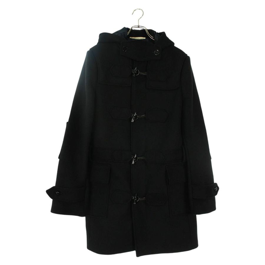 バレンシアガ 黒 ダッフルコート フード付き 【公式通販】