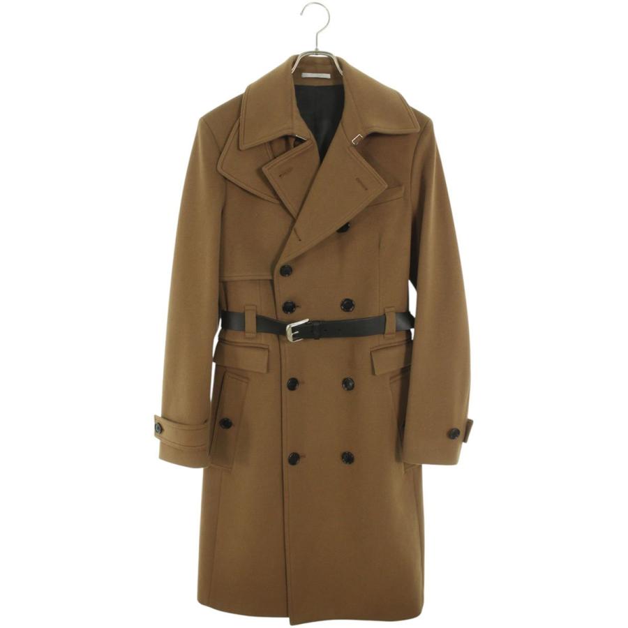 極美品　DIOR HOMME コート　サイズ46 Dior Homme（ディオールオム）トレンチコート 黒 サイズ:46(M位