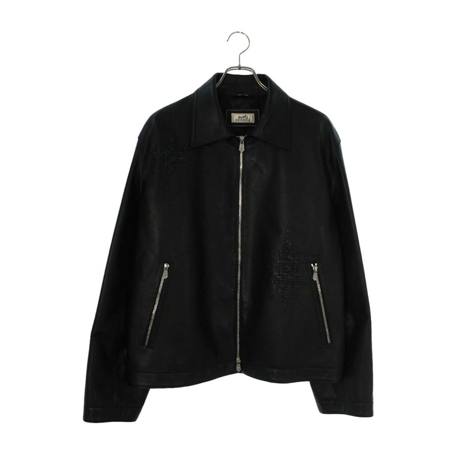 エルメス レザージャケット サイズ52