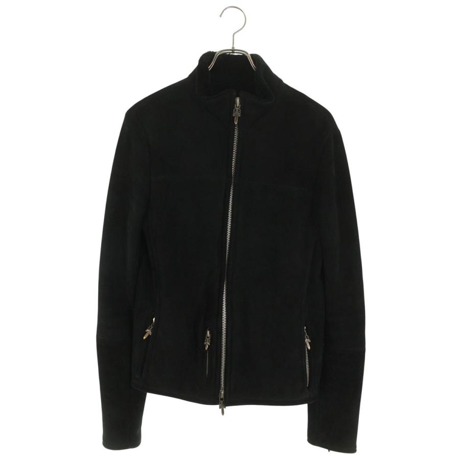 クロムハーツ サイズ:XS ダガージップブルゾン 中古 SJ02 CHROME HEARTS（クロムハーツ） レザージャケット サイズ:S STRGHT