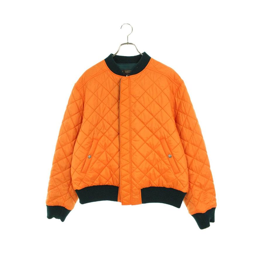 GUCCI グッチ ブルゾン 22AW サイズ:48 キルティングサテン GUCCI グッチ ブルゾン 22AW サイズ:48 キルティングサテン