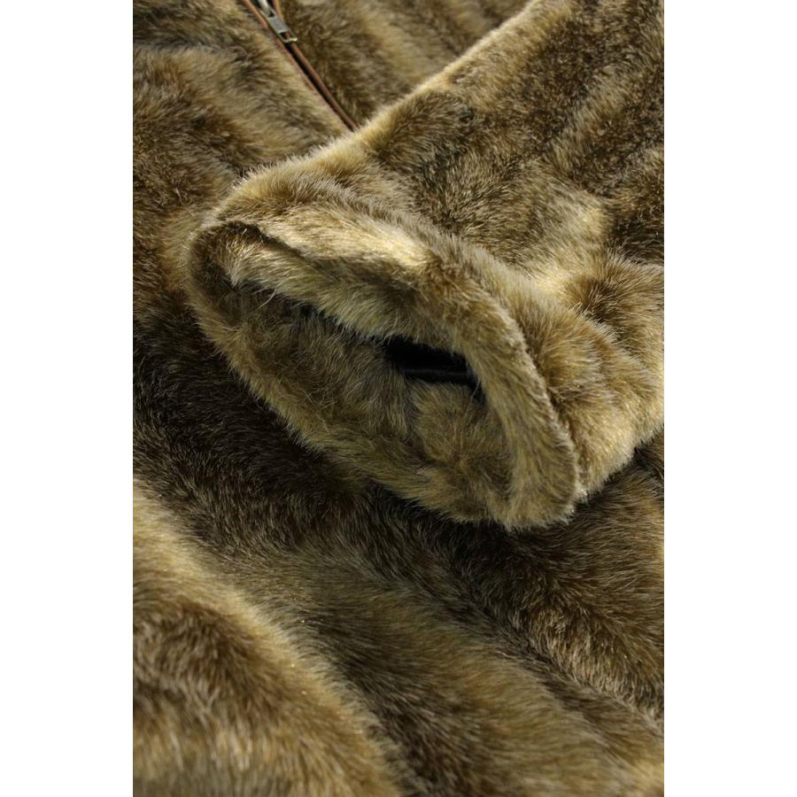 シュプリーム SUPREME 15AW Faux Fur Hooded Zip Jacket サイズ:S