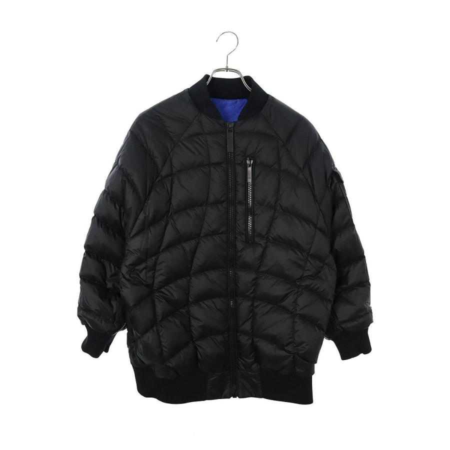 モンクレール MONCLER アディダス SEELOG GIUBBOTTO サイズ:000 ロゴ総柄デザインリバーシブルMA-1ブルゾン 中古 SB01｜rinkan｜03