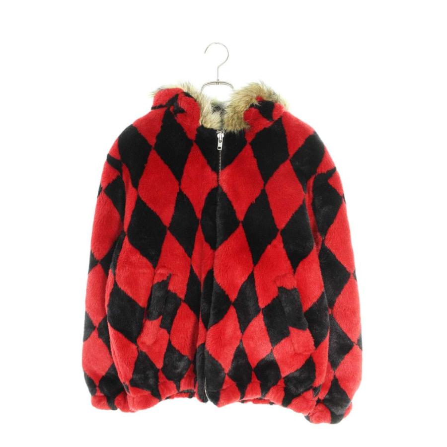 シュプリーム ブルゾン 18AW Diamond Faux Fur Jacket サイズ:L 