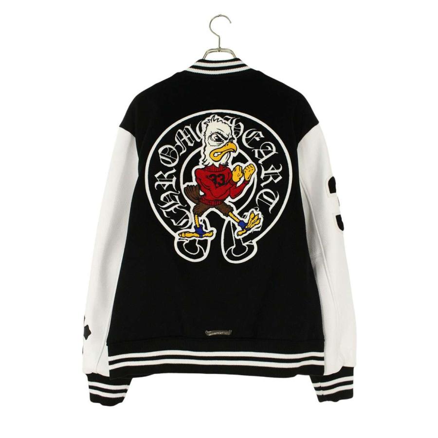 【美品】Chrome Hearts刺繍デザインのスタジアムジャケット**L** 美品】Chrome Hearts刺繍デザインのスタジアムジャケット**L**