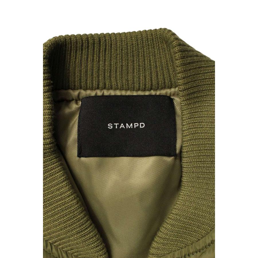 STAMPD（スタンプド） サイズ:L ストラップMA-1ボンバージャケット 